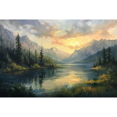 Antique Landscape Canvas